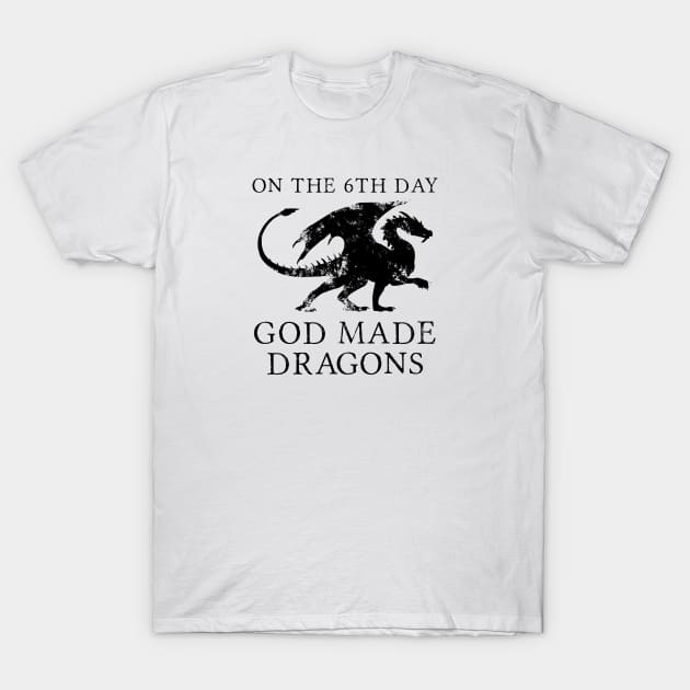 Dragons God Made Creationism Christian T-Shirt by thelamboy